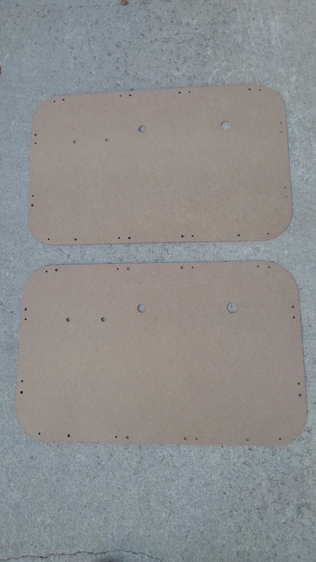 Pair of Interior Door Panels fits Ford Pickup 67 only