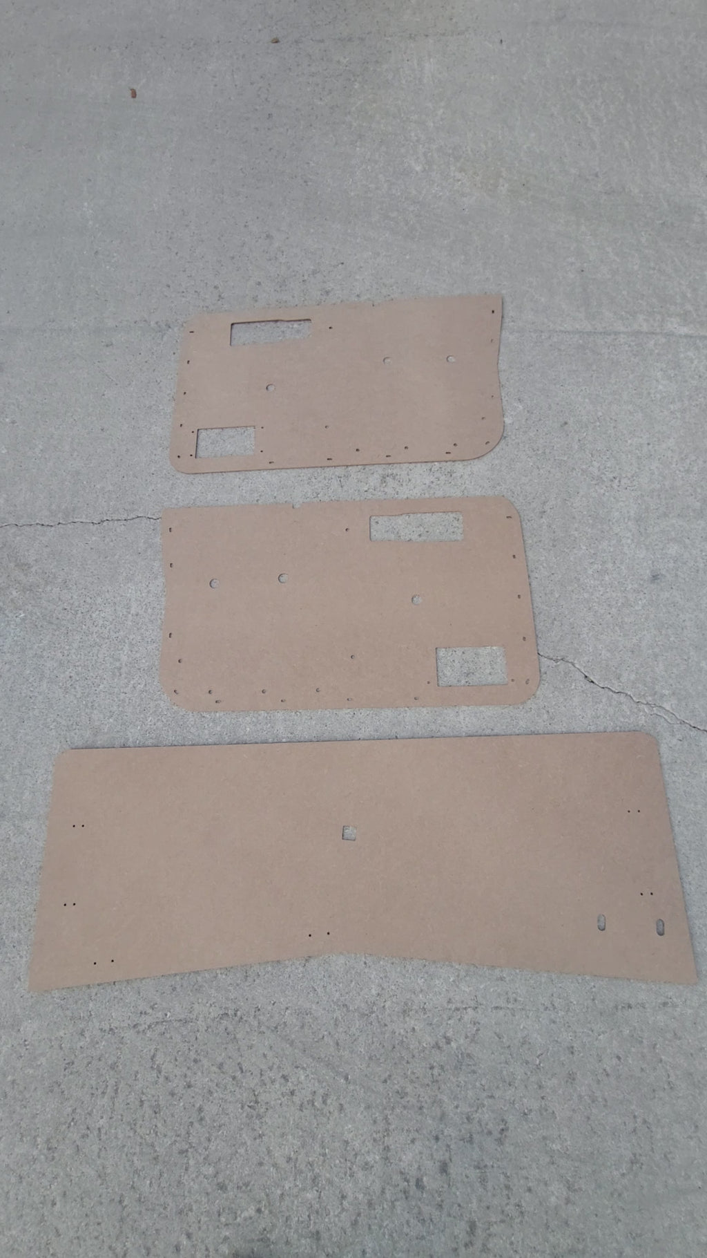 Pair of Front Door Panels w/Rear Panel fits Jeep Comanche Pickup MJ 86-92