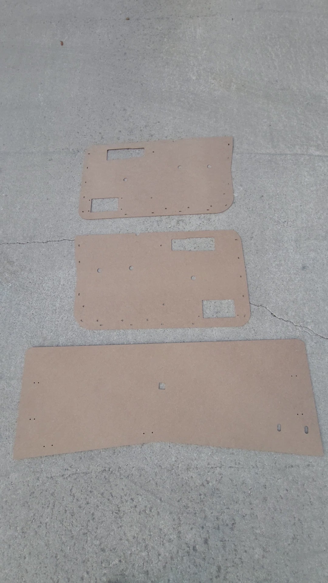 Pair of Front Door Panels w/Rear Panel fits Jeep Comanche Pickup MJ 86-92