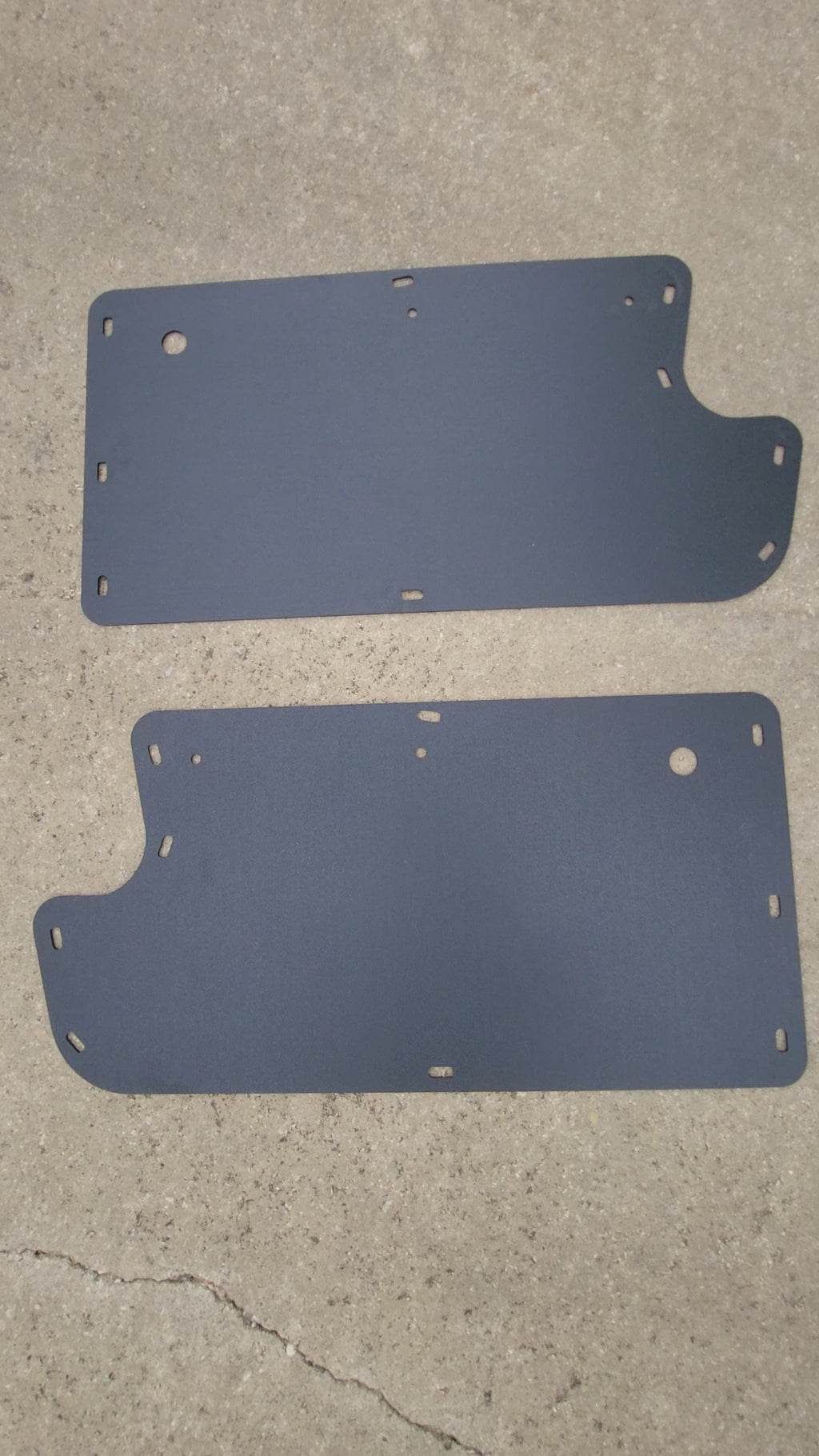 Pair of Interior Door Panels w/Upper Panels fits Jeep CJ7 76-81 w/ Hard Doors