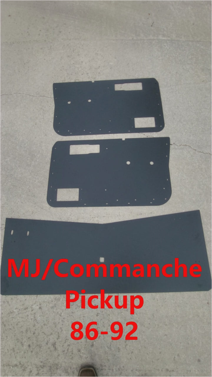 Pair of Front Door Panels w/Rear Panel fits Jeep Comanche Pickup MJ 86-92