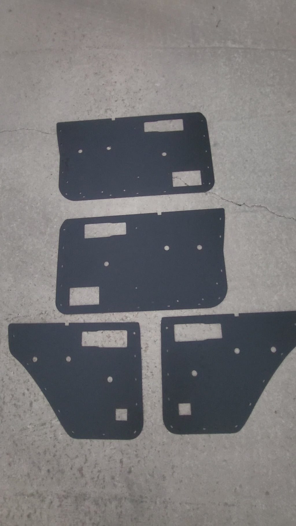 Complete Door Panel Set for Power Windows fits Jeep Cherokee XJ 84-96