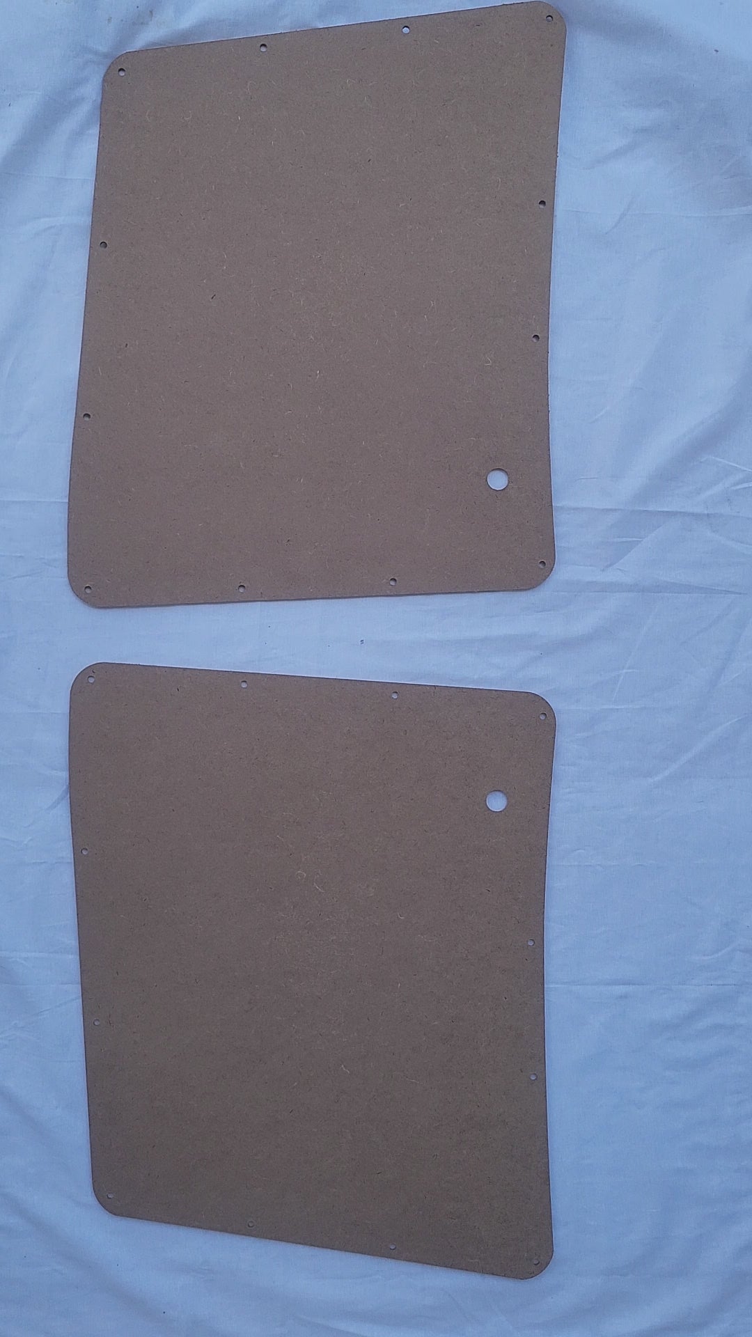 Pair of Interior Door Panels fits Willys Overland Jeepster 48-51