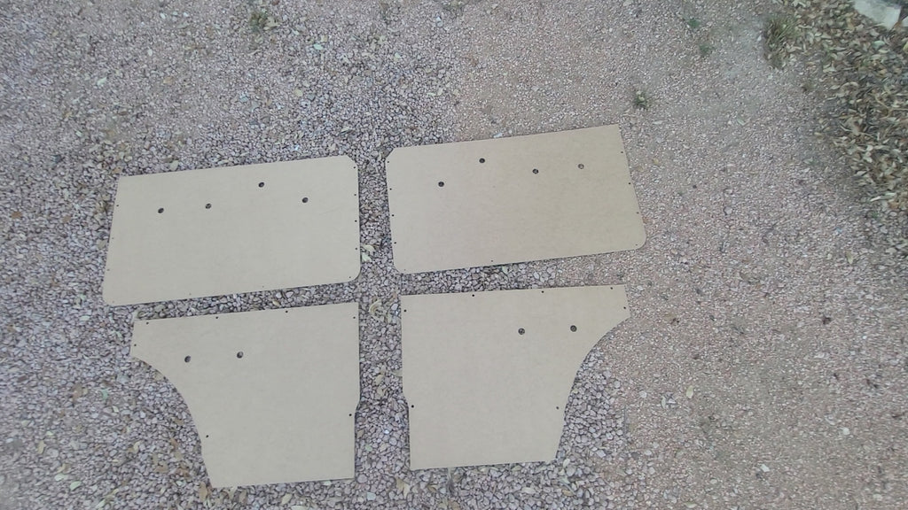 Reproduction Manual Window Front & Rear Panel set fits 2 Door Jeep Cherokee FSJ 78-83