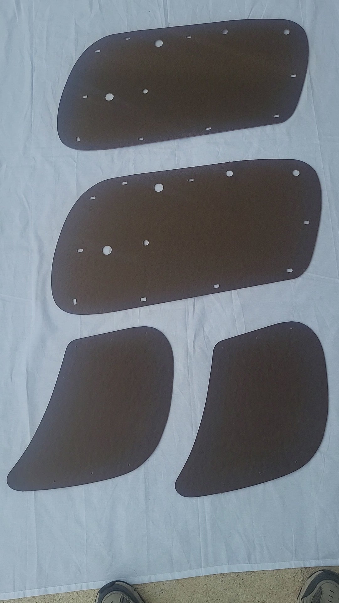 Pair of Interior Door Panels & Rear Panels fits Jeep Commando 66-73