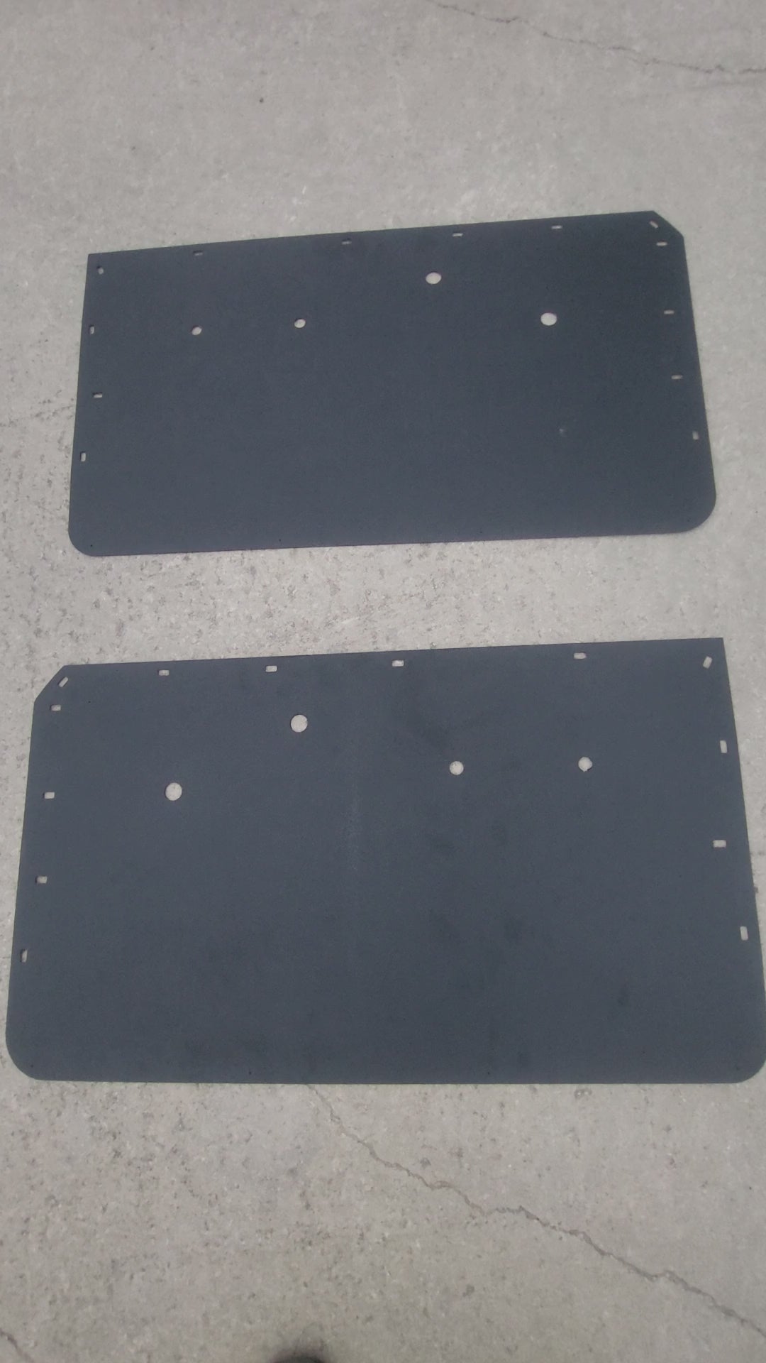 Pair of Manual Window Front Door Panels fits Jeep Wagoneer/Gladiator/J 63-72