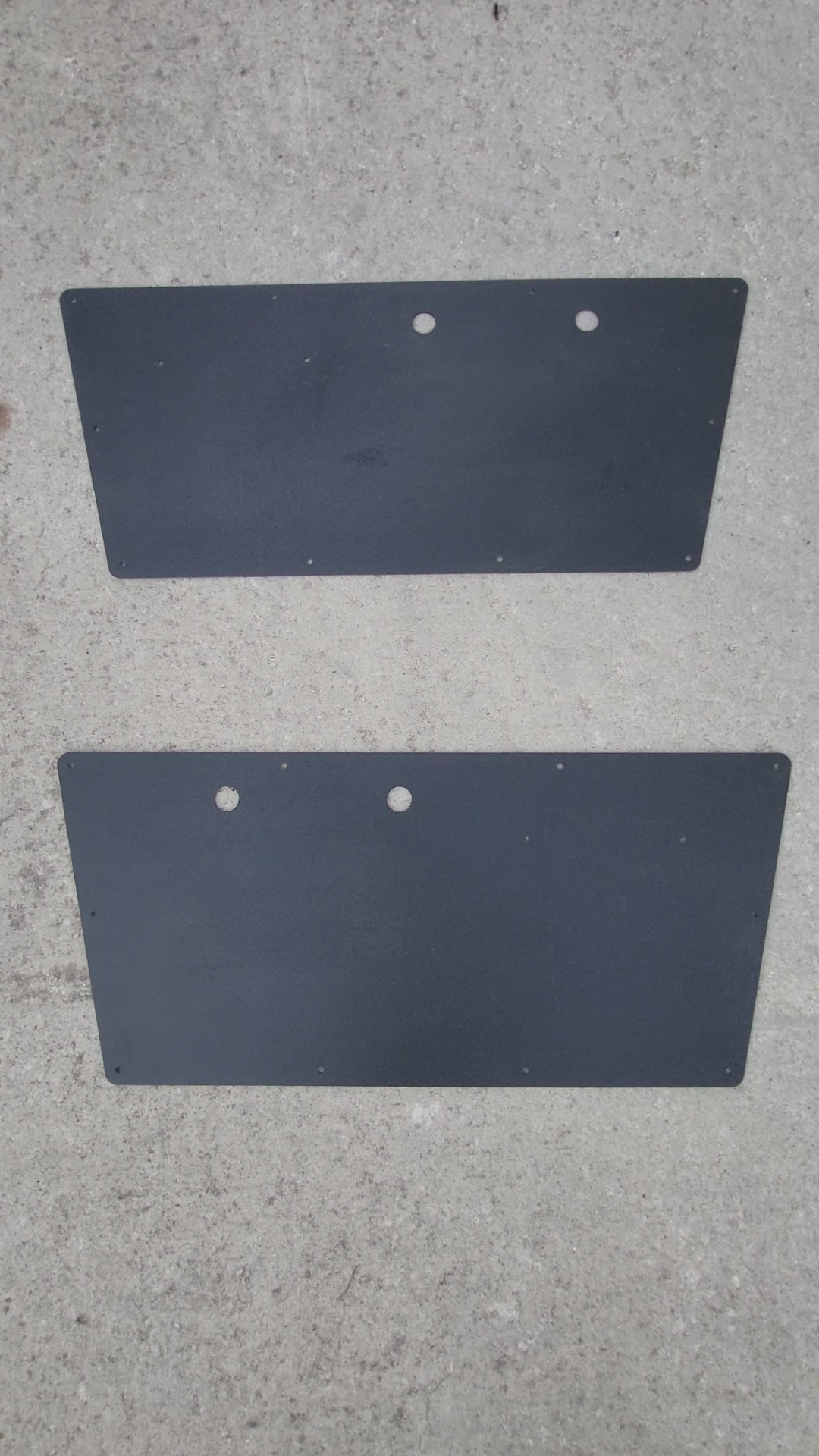 Pair of Interior Door Panels fits Ford Bronco 66-67 w/Screw Holes