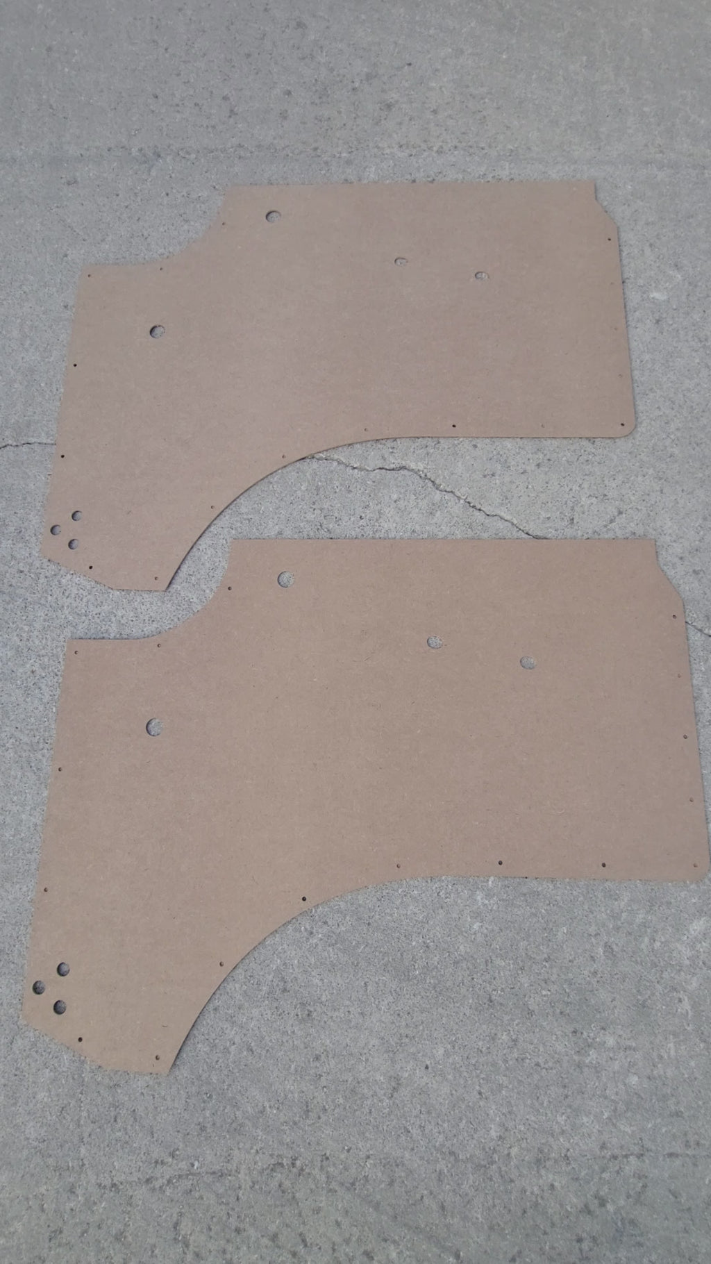 Pair of Door panels fits Willys Jeep FC 57-63