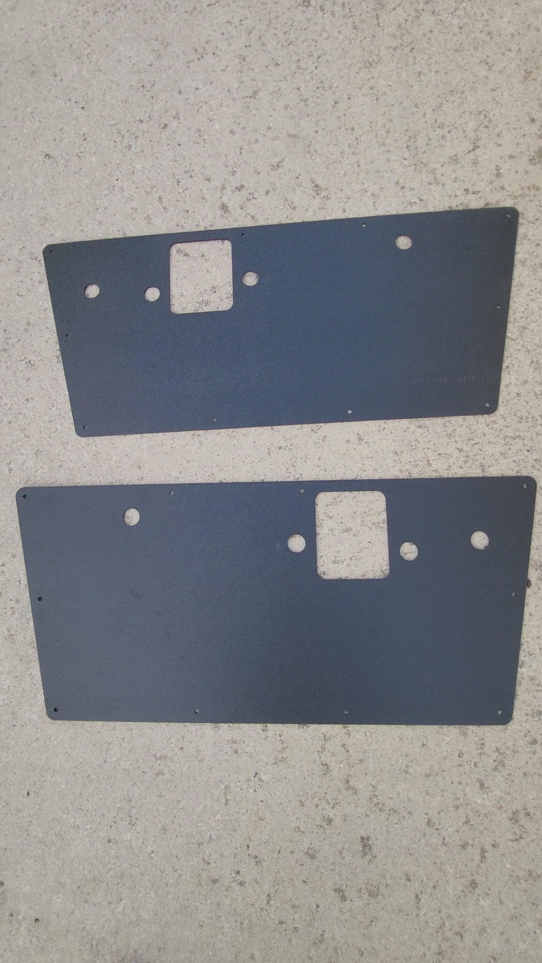Pair of Interior Door Panels fits Ford Bronco 68-77 w/Screw Holes