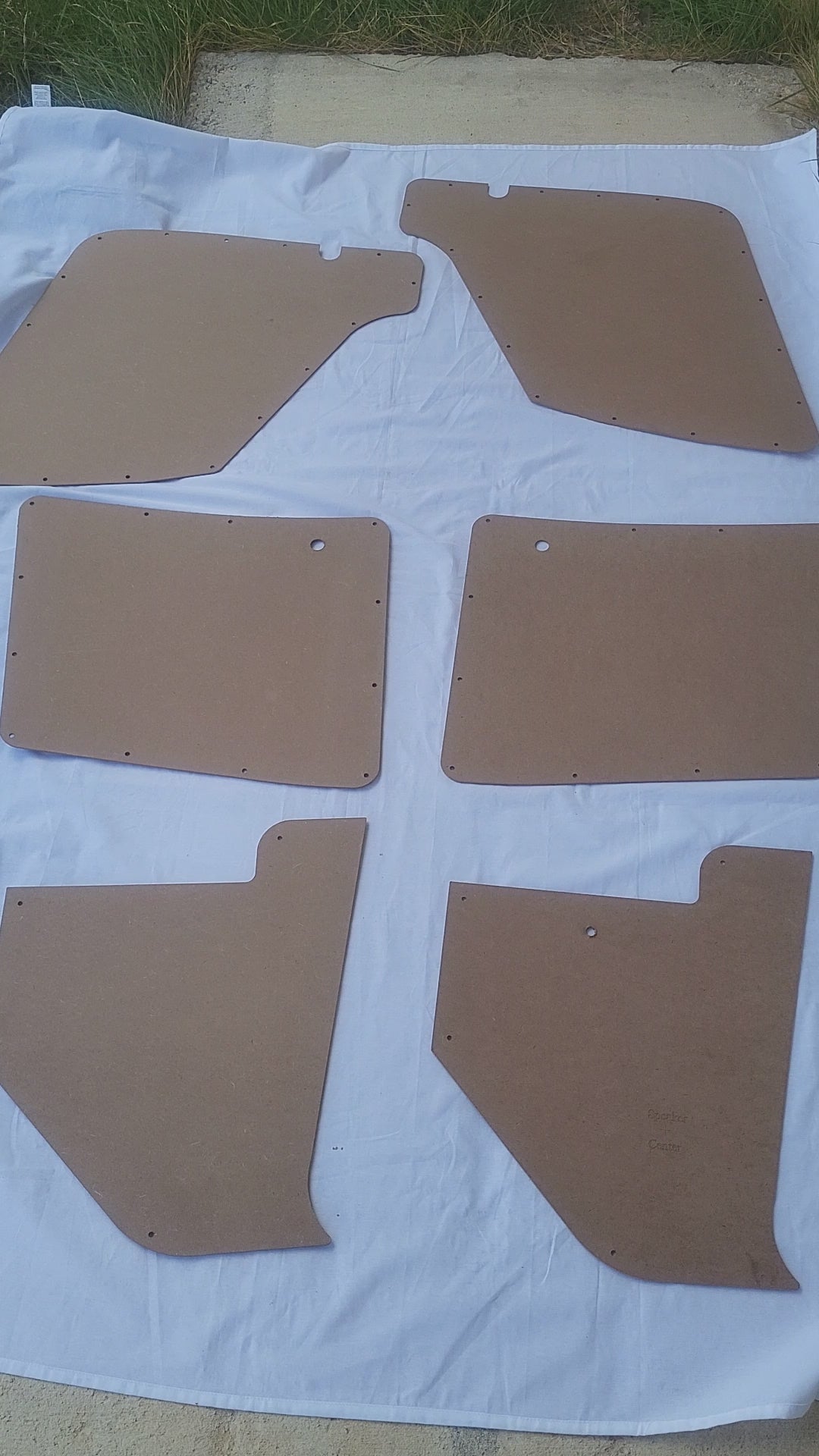 Complete Interior Panel Set fits Willys Overland Jeepster 48-51