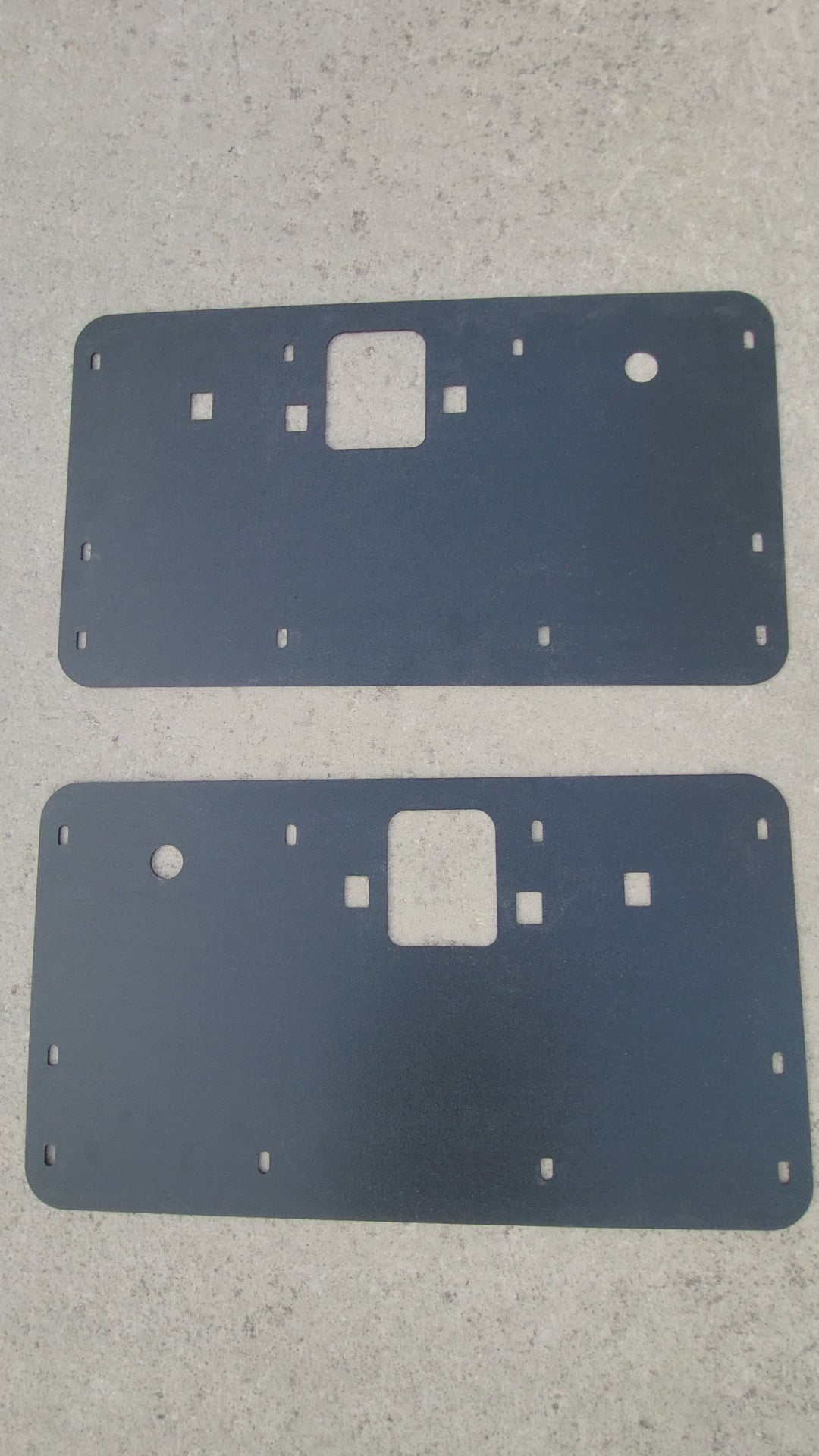 Pair of Interior Door Panels fits Ford Pickup 68-70 with small door panel