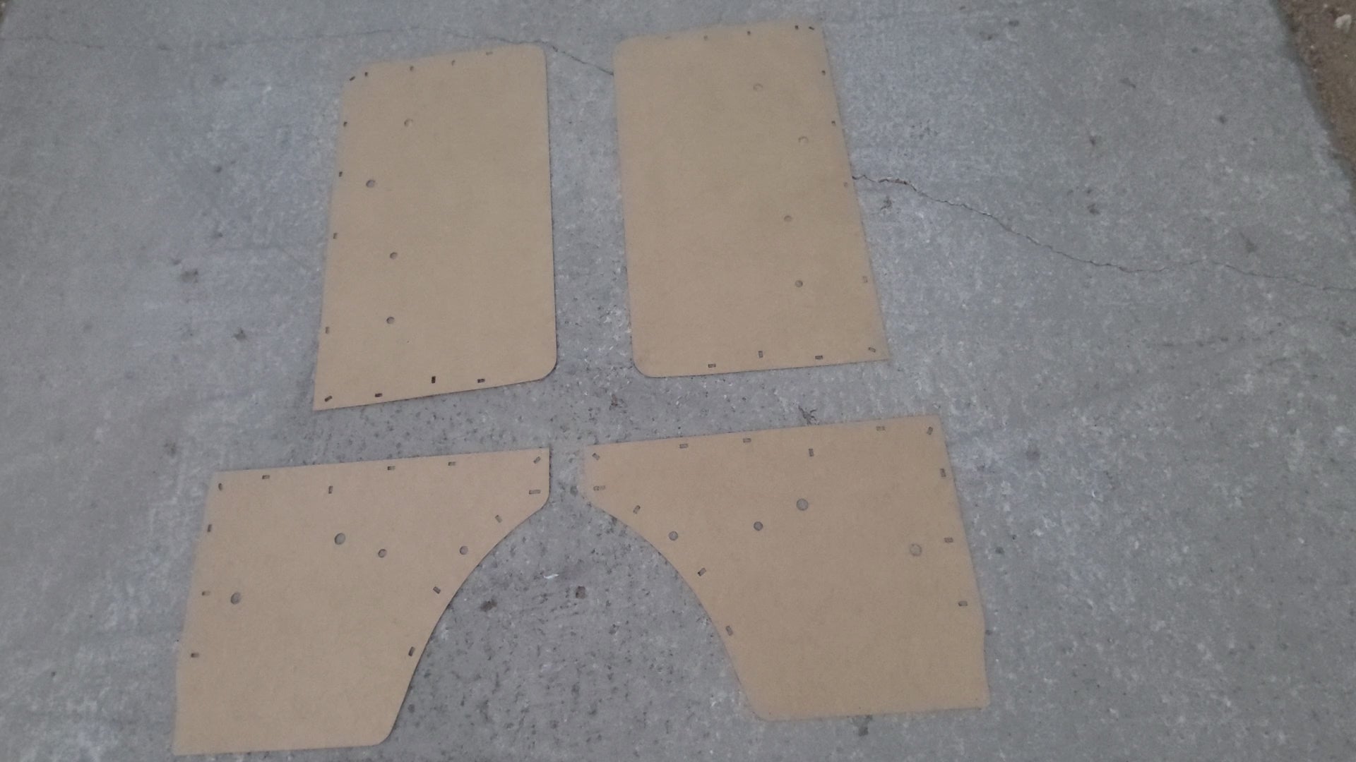 Complete Manual Window 10 Piece ABS Plastic Panel set fits Jeep Wagoneer 63-72